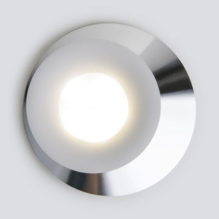 Встраиваемый точечный светильник GU10 белый, серебряный IP20 (a053357) Elektrostandard