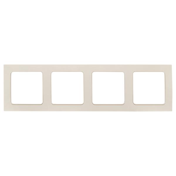 Стокгольм Рамка 4-местная белая EKF