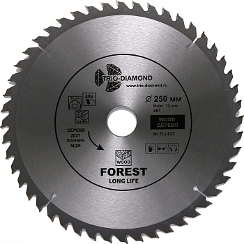 Диск пильный 250*32*48Т FLL822 Trio-Diamond