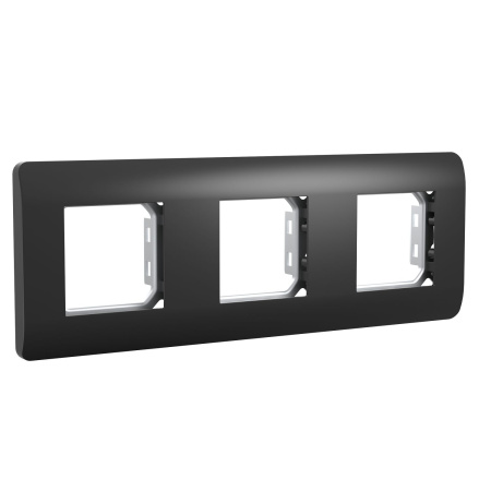 Рамка 3-ая, универсальная, черный NEW3-E CHINT