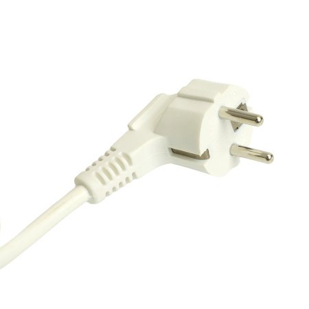 Удлинитель четырехместный с/з с выключ. STEKKER HM07-41-03 3x1мм², 3м, серия Home (У16А-003), белый