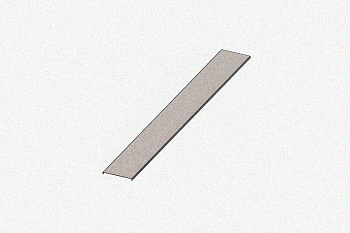 Крышка несущего лотка КНЛ60-П1,87 УТ1,5, оцинкованный лист S1,5