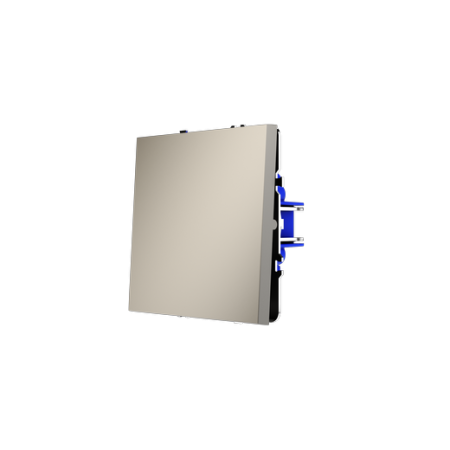 Перекрестный переключатель встраиваемый Voltum S70 одноклавишный 10А, (кашемир)