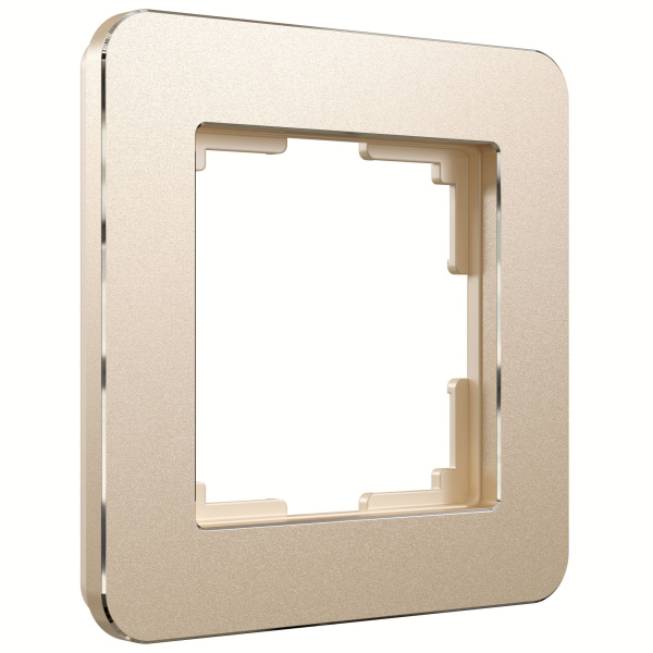 Platinum Рамка на 1 пост шампань Werkel