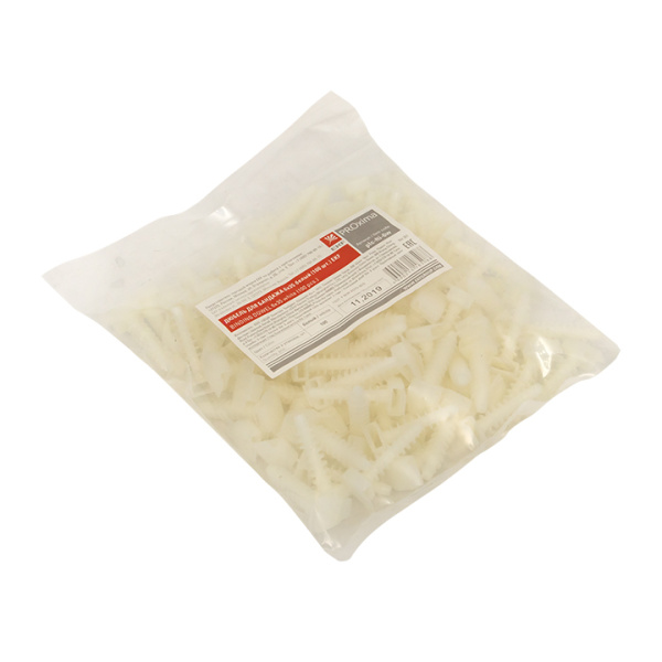 Дюбель для бандажа (6х35) белый (100шт) PROxima EKF