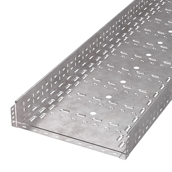 Лоток перфорированный Стандарт HDZ 500х100х3000 (1,0 мм) (6 м/уп) Промрукав
