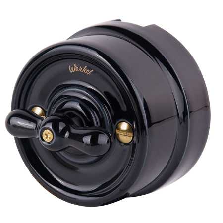 Винты для накладного выключателя 3шт. (золото) Ретро Werkel