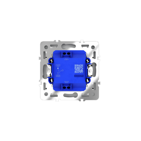 Выключатель встраиваемый Voltum S70 одноклавишный 10А, (белый матовый)