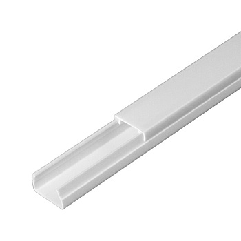 Кабель-канал белый 2-й замок в п/э 25х16 мм (80м/уп) Промрукав