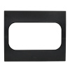 Стокгольм Рамка для розетки 2-местная черная EKF