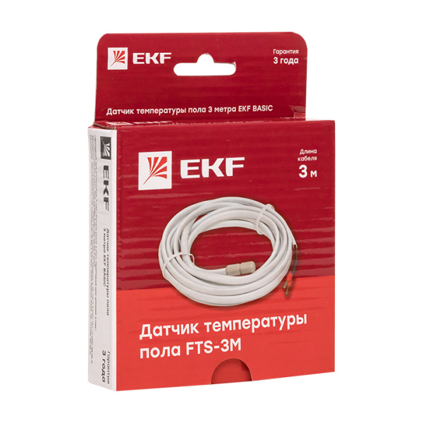 Датчик температуры пола 3 метра Basic EKF