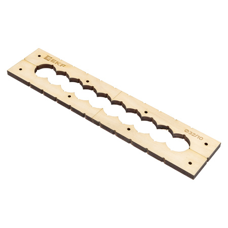 Шаблон для групповых отверстий c 10 отв, диам, 32 мм Expert EKF