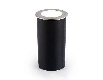 Светильник светодиодный уличный в грунт ST6513 BK черный IP67 LED 4200K 1W D48*82 Ambrella Light