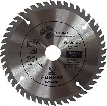 Диск пильный 140*20/16*48Т FLL839 Trio-Diamond