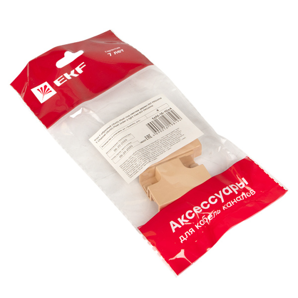 Угол T-образный (15х10) (4 шт) светлое дерево EKF-Plast