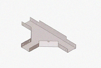 Лоток тройниковый замковый глухой ОТЗГ 200х100 У3, окрашенный, S1,5