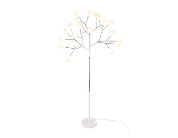 Напольный телескопический светильник TR3029/27 WH/CH белый/хром G4/27 max 20W D840*1700 (лампы LED G4 1.5W 4200K в компл.) Ambrella Light