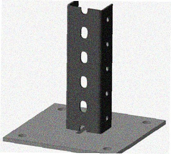 Стойка напольная (потолочная) СНП2520х4 УТ1,5,горячее цинкование, S4,0