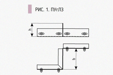 Соединитель-переходник замковый ПУгЛЗ 50х50 УТ1,5, оцинкованный лист S1,0