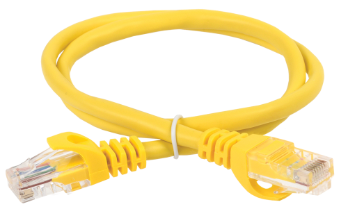 ITK Коммутационный шнур (патч-корд) кат.5E UTP 1,5м желтый