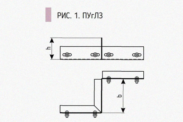 Соединитель-переходник замковый ПУгЛЗ 50х50 УТ1,5, оцинкованный лист S1,0