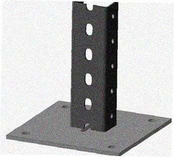 Стойка напольная (потолочная) СНП1120 УТ1,5,горячее цинкование, S2,5