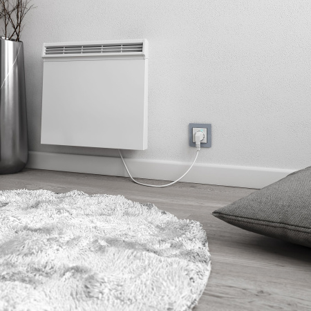 Favorit Рамка горизонт/вертик 1 пост . серый/стекло IP20 Werkel