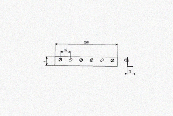 Соединитель лотковый замковый СЛЗх100х1,2 УХЛ1, горячее цинкование, S1,2