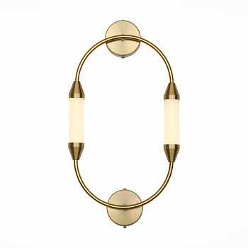 Бра Латунь/Белый LED 2*4Вт 3000К SL6004.301.02 ST LUCE