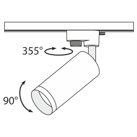 Светильник трековый 1*GU10 50Вт Золото IP20 Focus TR004-1-GU10-G Technical
