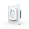 Терморегулятор пола 16А, сенсорное управление, датчик воздуха, 1 пост, цвет белый Livolo