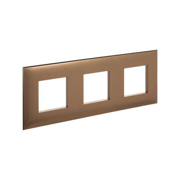 Рамка "Avanti", "Золотистый жемчуг", 3 поста (6 мод.) DKC