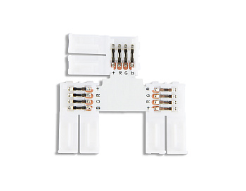 Соединитель T для светодиодной ленты 5050 12/24V (4 конт.) GS7001 (5шт) Ambrella Light