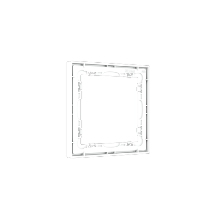 Рамка пластиковая Voltum S70 на 1 пост, (белый матовый)