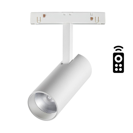 Трековый св-к димм.с ДУ,со сменой цв.темп.IP20 LED 3000~6500К 12W 48V белый FLUM E NOVOTECH Трековый св-к димм.с ДУ,со сменой цв.темп.IP20 LED 3000~6500К 12W 48V белый FLUM E NOVOTECH