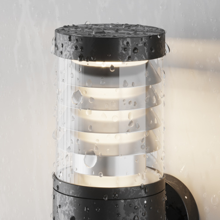 Настенный светильник (бра) 12Вт 3000К Графит IP54 Spir O439WL-L12GF3K Outdoor Maytoni