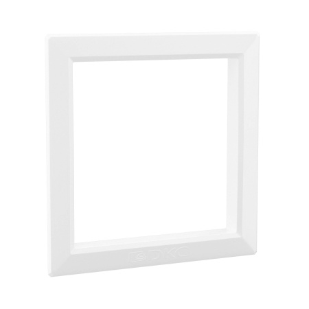 Декоративная вставка для металлических рамок "Avanti", белая, 1 пост (2 мод.) DKC