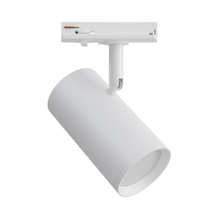16-75 Светильник трековый, однофазный, под лампу, 230В/50Гц, GU10, max 35Вт, IP20, Φ55х100х130мм, белый, алюминий, с адаптером, лампа в ком... APEYRON