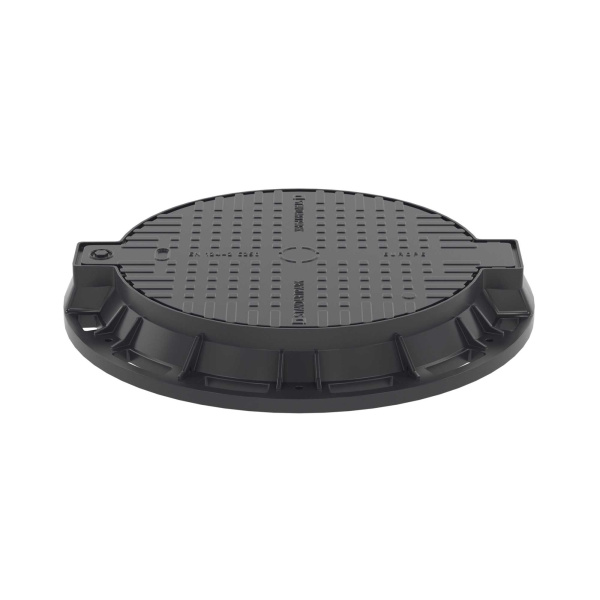 Люк чугунный тяжелый тип С250 по ГОСТ 3634-2019, с запорным устройствоми уплотняющей прокладкой DKC