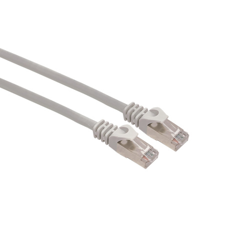 Патч-корд TERACOM PRO Cat,5E экранированный FTP оболочка LSZH серый (1,5м) EKF