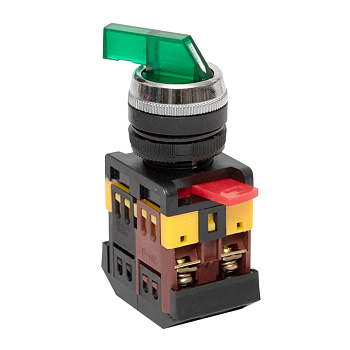 Переключатель ANLC-22 2P зеленый с подсветкой 220В NO+NC PROxima EKF