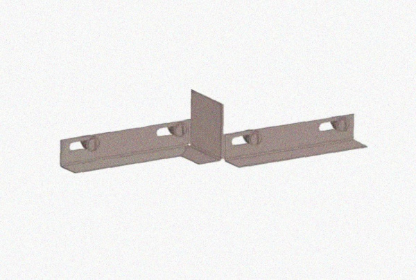 Соединитель-переходник замковый ПУгЛЗ 200х100 УХЛ1 (левый), горячее цинкование, S1,5