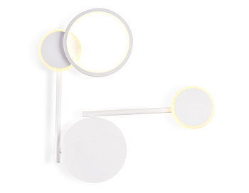 Настенный поворотный светодиодный светильник FL5197 SWH белый песок LED 3000K 13W 445*400*60 Ambrella Light