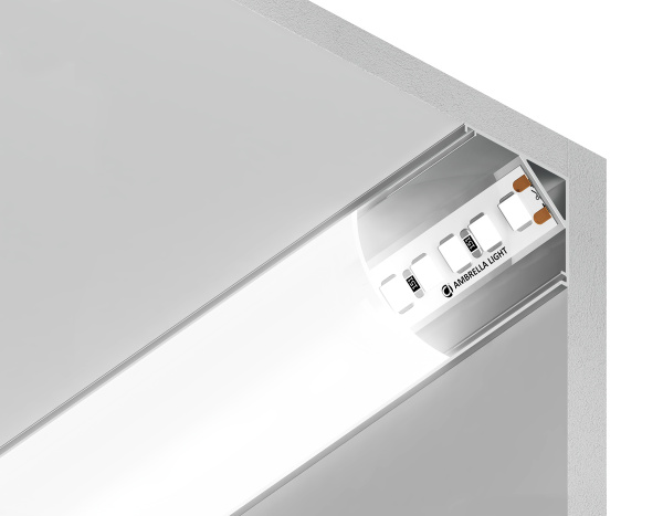 Алюминиевый профиль угл. кругл. серебро/матовый рассеиватель 2000*15.7*15.7, 2 заглушки, 4 крепл. в компл. (для ленты до 9,78мм) Ambrella Light Алюминиевый профиль угл. кругл. серебро/матовый рассеиватель 2000*15.7*15.7, 2 заглушки, 4 крепл. в компл. (для ленты до 9,78мм) Ambrella Light