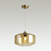 Подвес E27 60W BINGA янтарный/бронзовый ODEON LIGHT