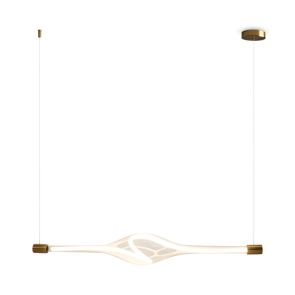 Подвесной светильник LED 23Вт Латунь IP20 Loop MOD290PL-L23BS3K Maytoni
