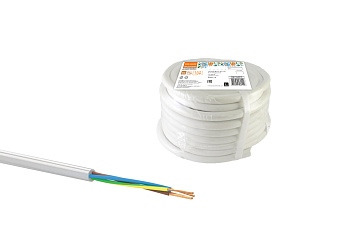 Провод ПВСмб 4х1 (5м), белый Народный