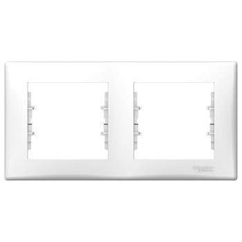 Sedna Рамка горизонтальная 2 пост . белый IP20 Schneider Electric