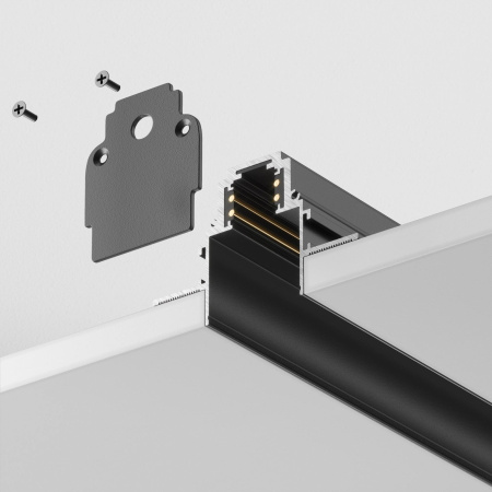 Шинопровод встраиваемый 2000мм Черный Magnetic track system Gravity TRX010-422B Technical