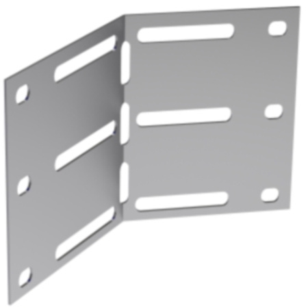 Угловой соединитель H 80 мм, цинк-ламель DKC